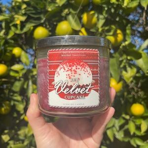 Red Velvet Cupcake Candle Bath and Body Works